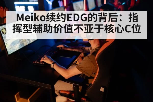 Meiko续约EDG的背后：指挥型辅助价值不亚于核心C位